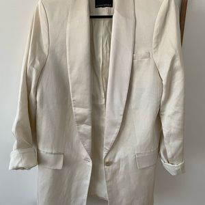 Silk tuxedo blazer